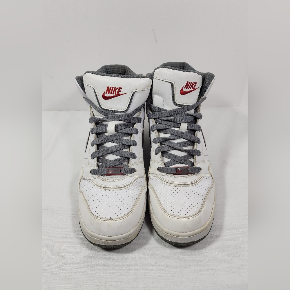 NIKE AIR LUNAR FORCE 1 MENS BASKETBALL SHOES SIZE 10.5 WHITE / RED - Picture 2 of 13